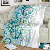 Paua Shell Maori Blanket Koru Kowhaiwhai LT7 - Polynesian Pride