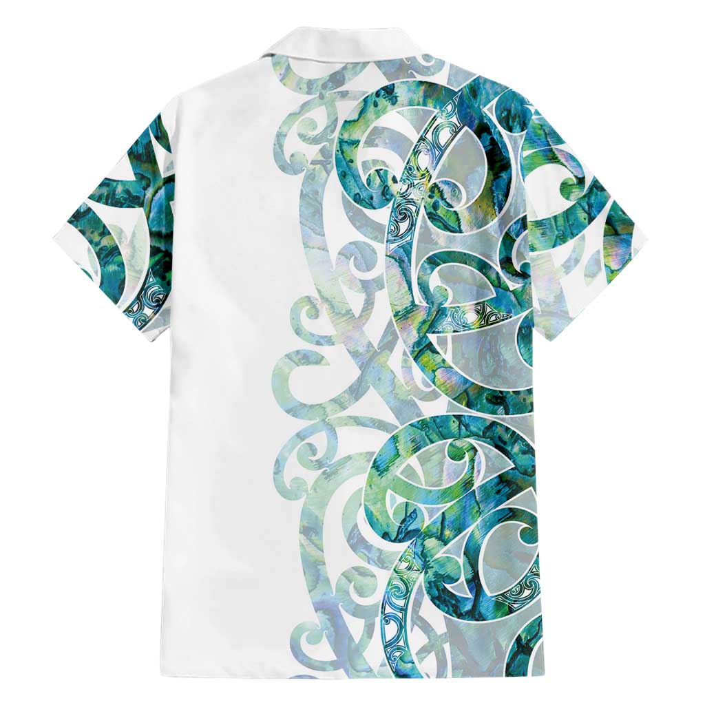 Paua Shell Maori Hawaiian Shirt Koru Kowhaiwhai - Polynesian Pride