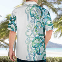 Paua Shell Maori Hawaiian Shirt Koru Kowhaiwhai - Polynesian Pride