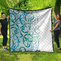 Paua Shell Maori Quilt Koru Kowhaiwhai LT7 - Polynesian Pride