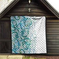 Paua Shell Maori Quilt Koru Kowhaiwhai LT7 - Polynesian Pride