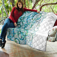 Paua Shell Maori Quilt Koru Kowhaiwhai LT7 - Polynesian Pride
