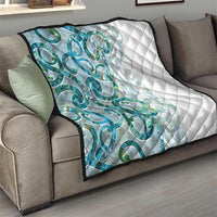 Paua Shell Maori Quilt Koru Kowhaiwhai LT7 - Polynesian Pride