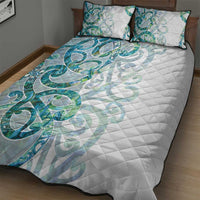 Paua Shell Maori Quilt Bed Set Koru Kowhaiwhai - Polynesian Pride