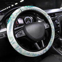 Paua Shell Maori Steering Wheel Cover Koru Kowhaiwhai - Polynesian Pride