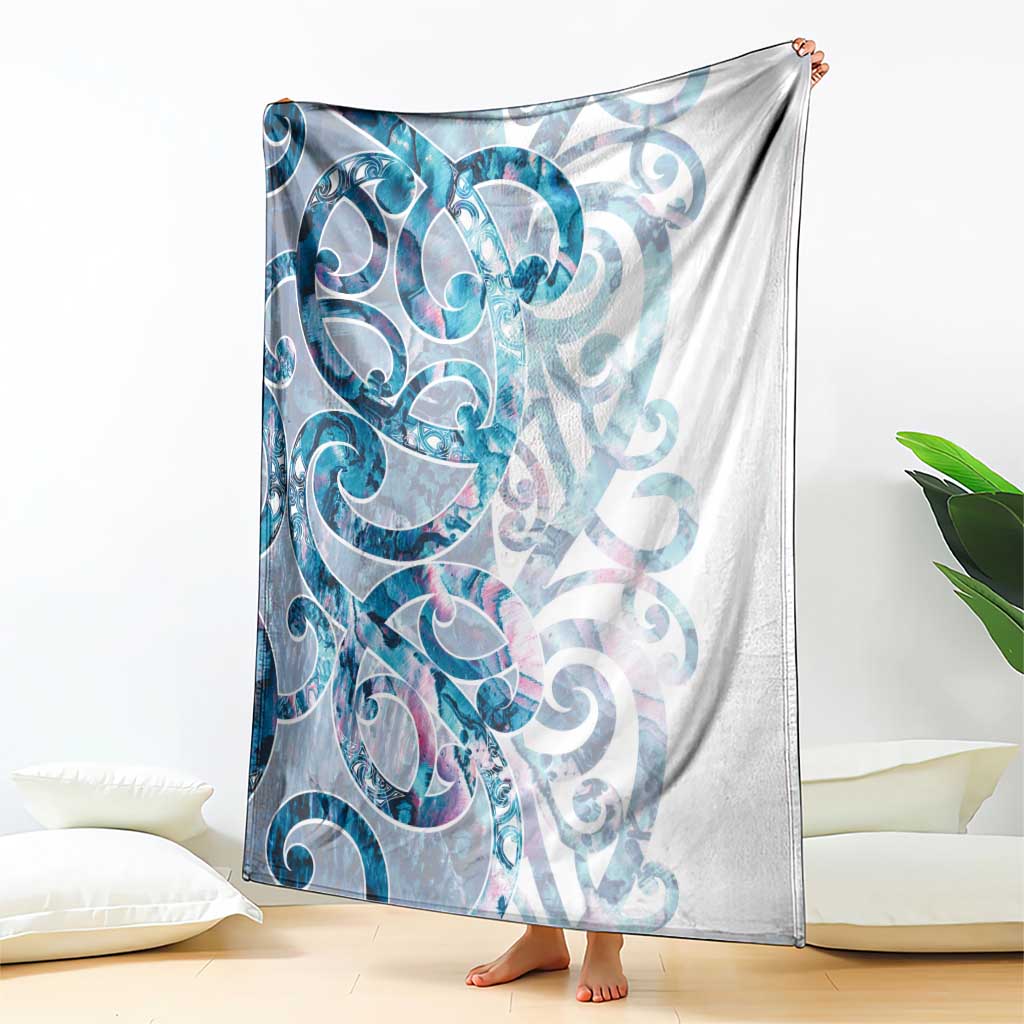 Turquoise Paua Shell Maori Blanket Koru Kowhaiwhai LT7 - Polynesian Pride