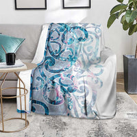 Turquoise Paua Shell Maori Blanket Koru Kowhaiwhai LT7 - Polynesian Pride