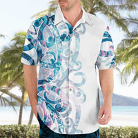 Turquoise Paua Shell Maori Hawaiian Shirt Koru Kowhaiwhai - Polynesian Pride