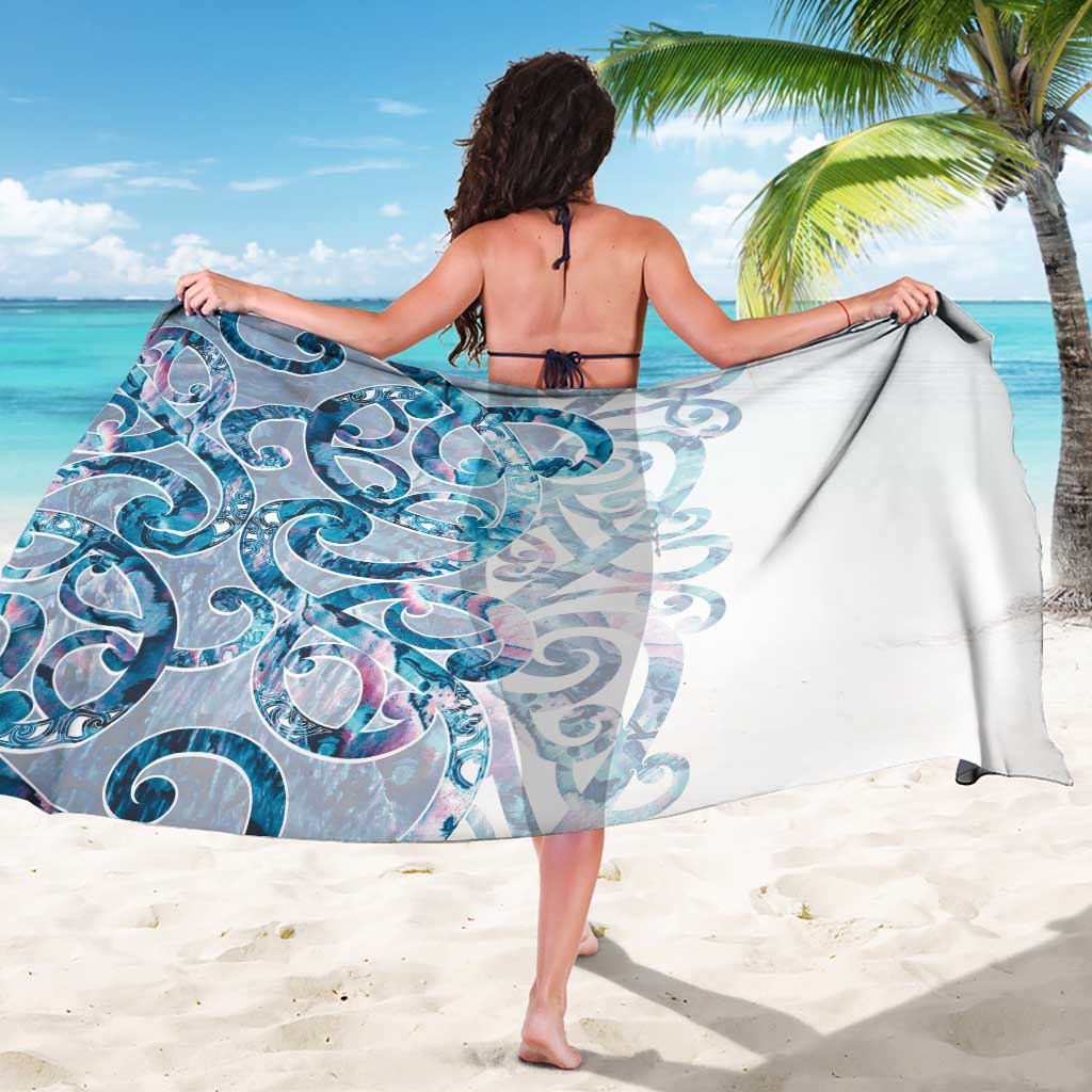 Turquoise Paua Shell Maori Sarong Koru Kowhaiwhai LT7 - Polynesian Pride