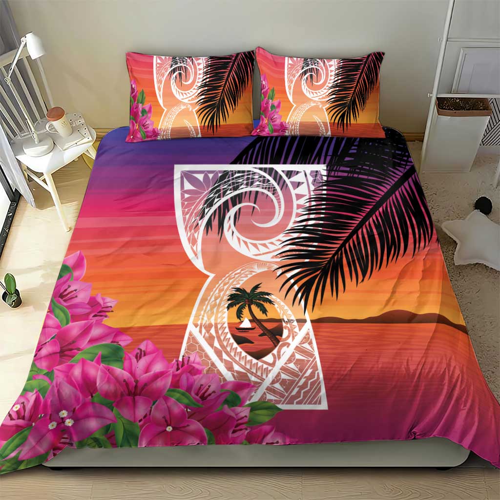 Guam Chamorro Bedding Set Artsy Latte Stone