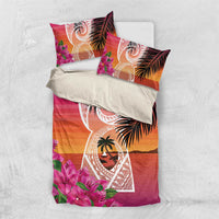 Guam Chamorro Bedding Set Artsy Latte Stone