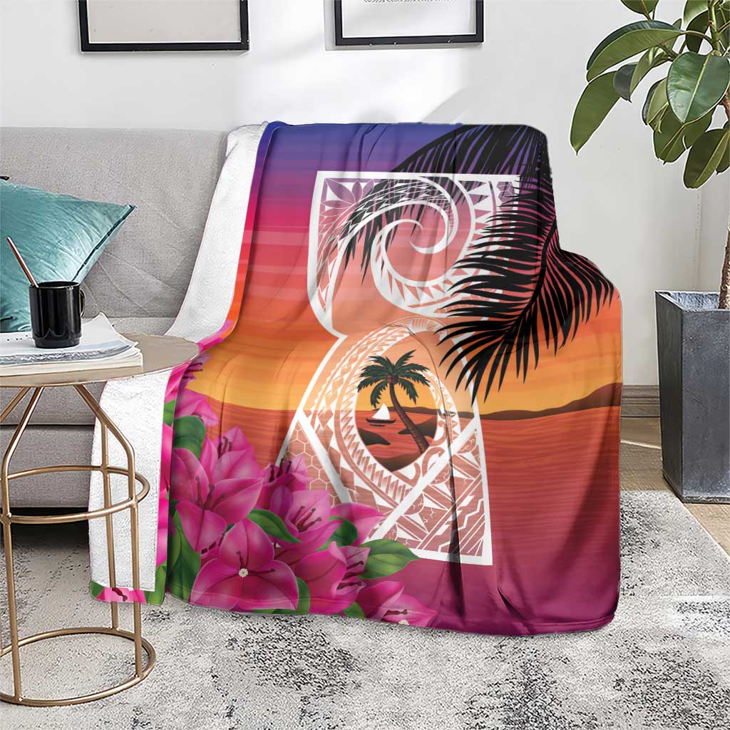 Guam Chamorro Blanket Artsy Latte Stone