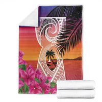 Guam Chamorro Blanket Artsy Latte Stone