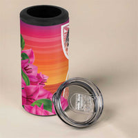 Guam Chamorro 4 in 1 Can Cooler Tumbler Artsy Latte Stone LT7 - Polynesian Pride