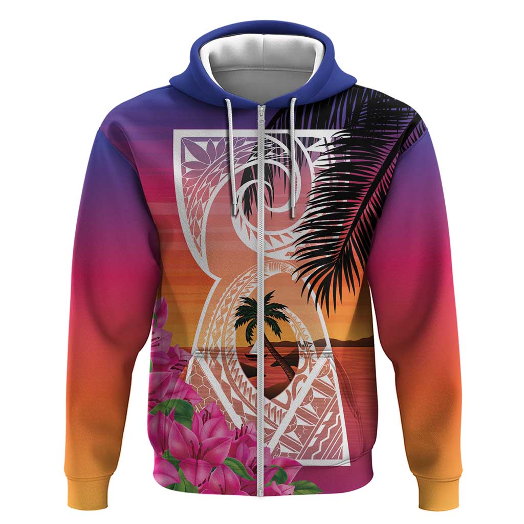 Guam Chamorro Hoodie Artsy Latte Stone