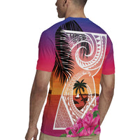 Guam Chamorro Rugby Jersey Artsy Latte Stone LT7 - Polynesian Pride