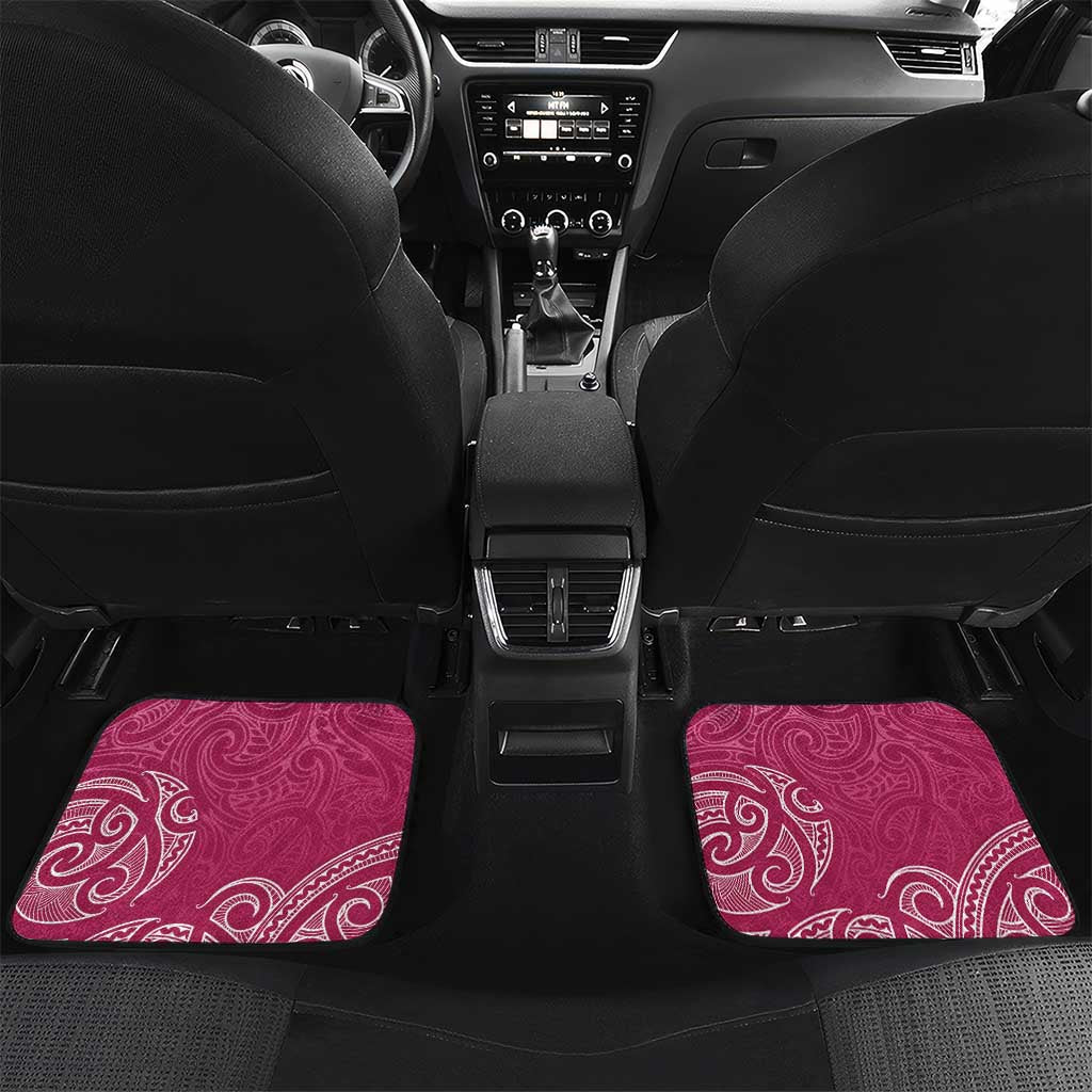 Personalised New Zealand Rugby Car Mats Aotearoa Champions - Pink Version