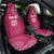 Personalised New Zealand Rugby Car Seat Cover Aotearoa Champions - Pink Version