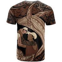 Father's Day Polynesian Pattern T Shirt Tropical Humpback Whale LT7 - Polynesian Pride