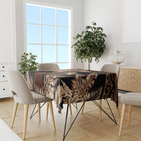 Father's Day Polynesian Pattern Tablecloth Tropical Humpback Whale LT7 - Polynesian Pride