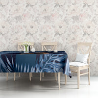 Father's Day Polynesian Pattern Tablecloth Tropical Humpback Whale - Navy LT7 - Polynesian Pride