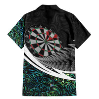 Personalized NZ Darts Family Matching Mermaid Dress and Hawaiian Shirt Paua Shell Maori Koru Whakairo LT7 - Polynesian Pride