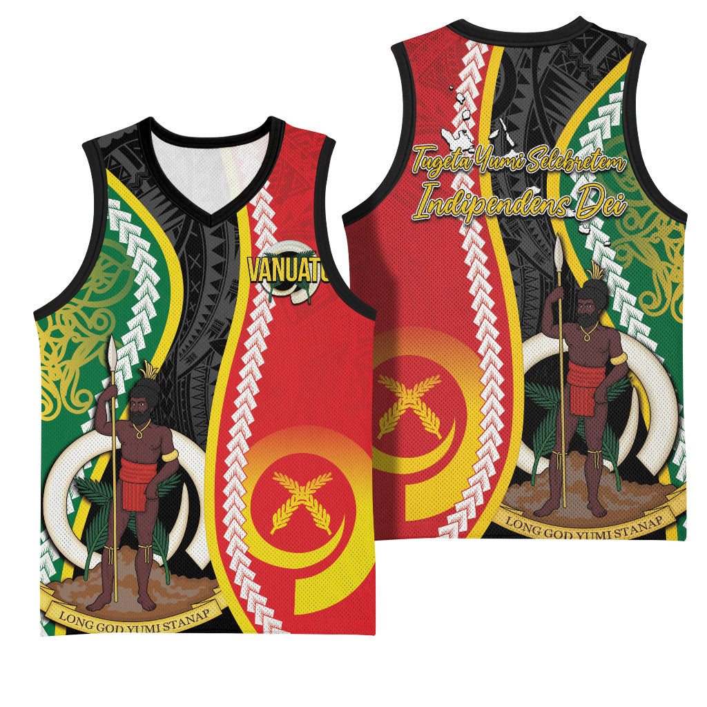 Ni-Vanuatu Indipendens Dei Celebretem Basketball Jersey Yumi Yumi Yumi