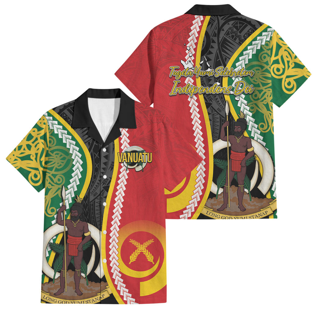 Ni-Vanuatu Indipendens Dei Celebretem Family Matching Summer Maxi Dress and Hawaiian Shirt Yumi Yumi Yumi