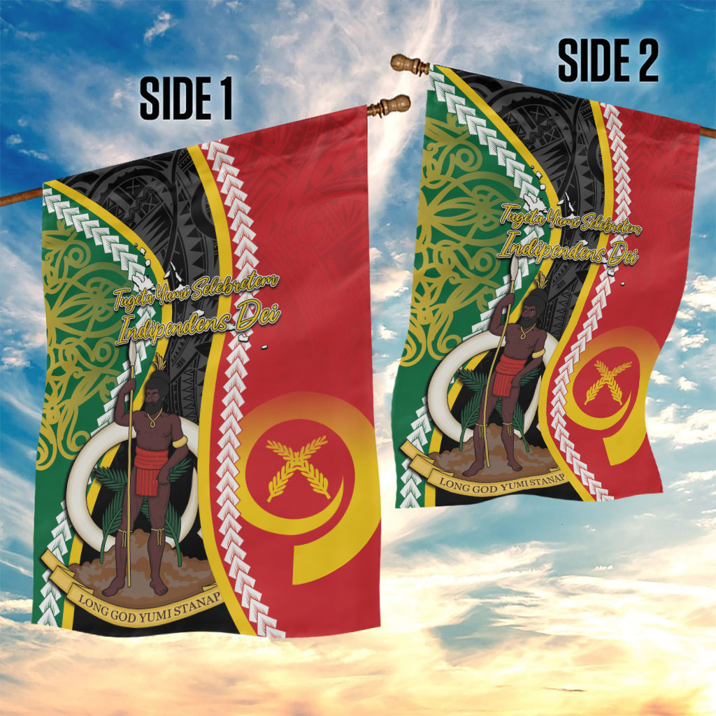 Ni-Vanuatu Indipendens Dei Celebretem Garden Flag Yumi Yumi Yumi
