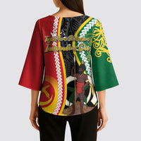 Ni-Vanuatu Indipendens Dei Celebretem Kimono Sleeve Blouse Yumi Yumi Yumi
