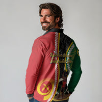 Ni-Vanuatu Indipendens Dei Celebretem Long Sleeve Polo Shirt Yumi Yumi Yumi