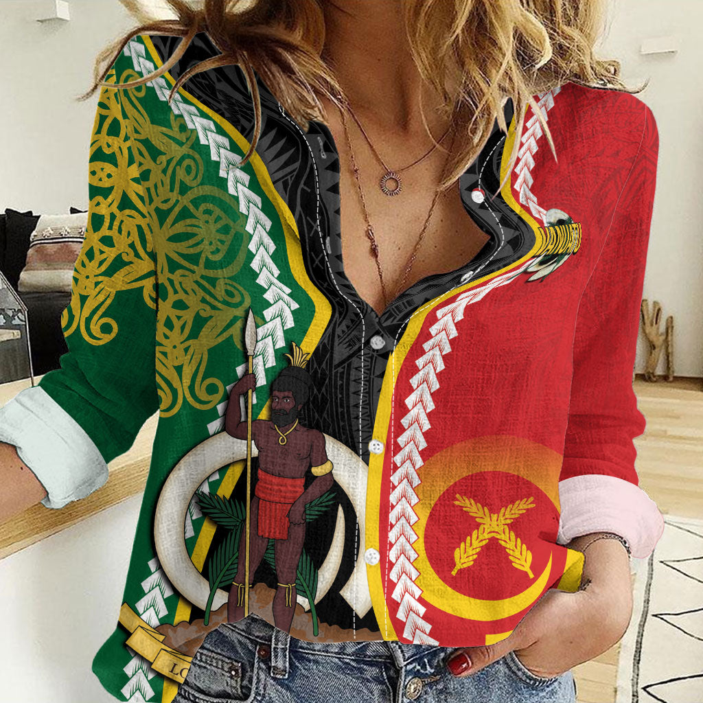 Ni-Vanuatu Indipendens Dei Celebretem Women Casual Shirt Yumi Yumi Yumi