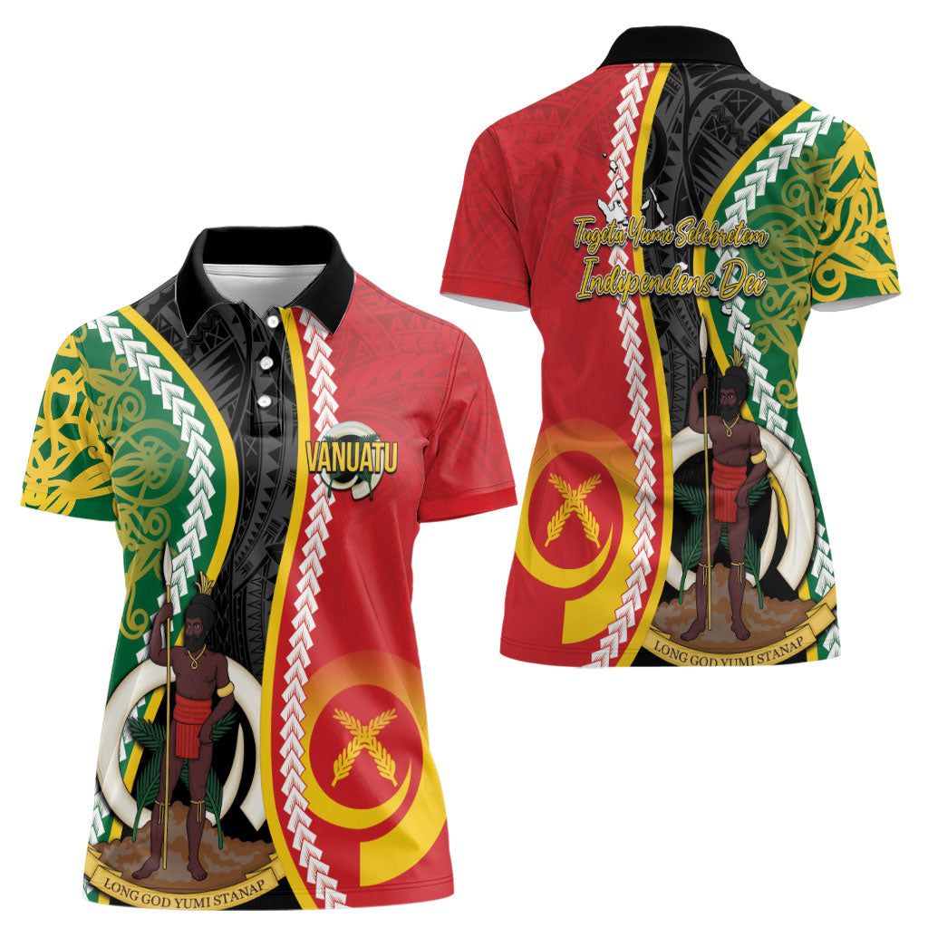 Ni-Vanuatu Indipendens Dei Celebretem Women Polo Shirt Yumi Yumi Yumi