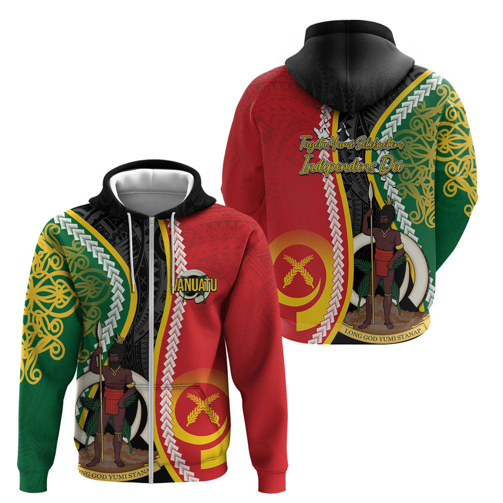 Ni-Vanuatu Indipendens Dei Celebretem Zip Hoodie Yumi Yumi Yumi