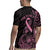 Polynesian Pink Power Rugby Jersey Breast Cancer Ribbon Turtle and Flowers