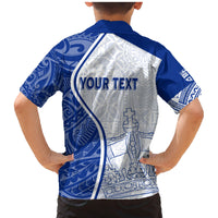 Personalised Queen Victoria School Family Matching Mermaid Dress and Hawaiian Shirt QVS Old Boys LT7 - Polynesian Pride