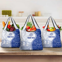 Personalised Queen Victoria School Grocery Bag QVS Old Boys LT7 3-pack One Size White - Polynesian Pride