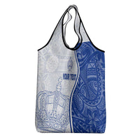 Personalised Queen Victoria School Grocery Bag QVS Old Boys LT7 - Polynesian Pride