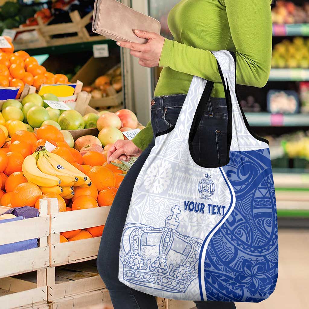 Personalised Queen Victoria School Grocery Bag QVS Old Boys LT7 - Polynesian Pride