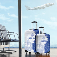 Personalised Queen Victoria School Luggage Cover QVS Old Boys LT7 - Polynesian Pride