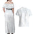 Samoa White Sunday Couples Matching Off Shoulder Maxi Dress and Hawaiian Shirt Hibiscus Special LT7 - Polynesian Pride