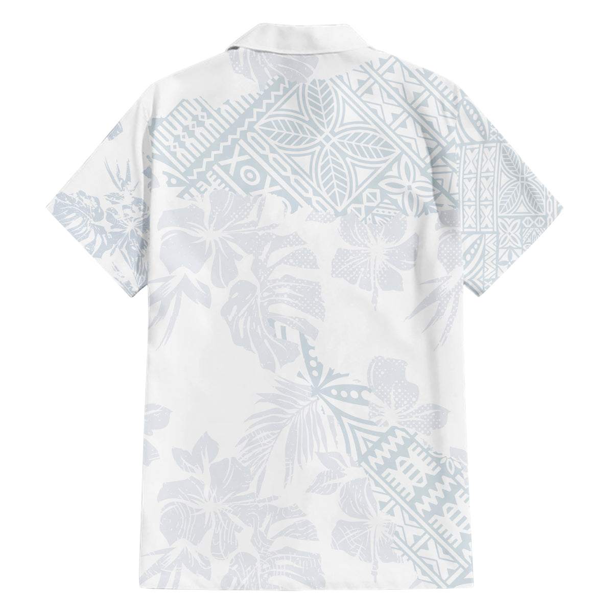 Samoa White Sunday Family Matching Short Sleeve Bodycon Dress and Hawaiian Shirt Hibiscus Special LT7 - Polynesian Pride