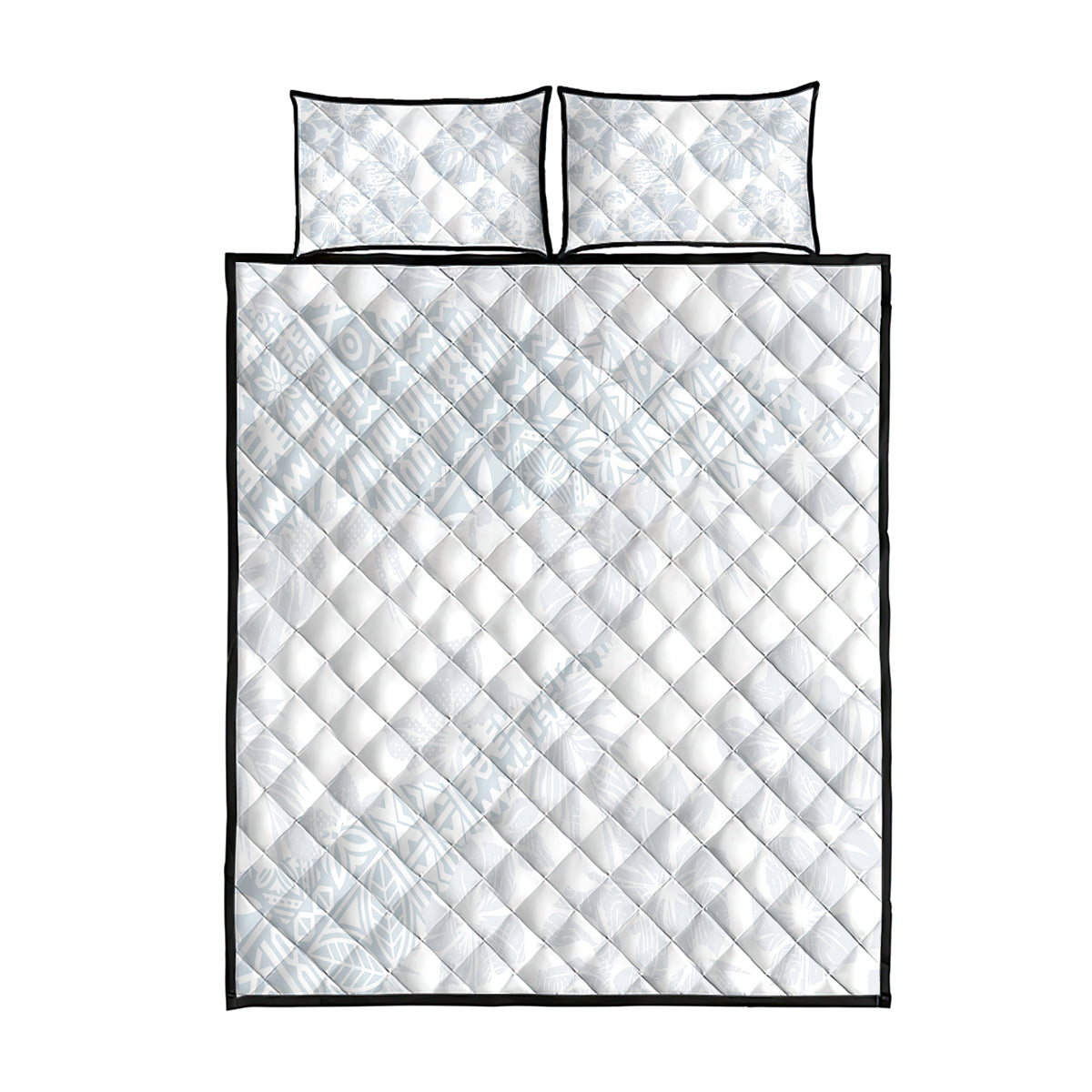 Samoa White Sunday Quilt Bed Set Hibiscus Special LT7 White - Polynesian Pride