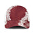 Hawaii Aloha Plumeria Lei Scarlet Palaka Mesh Trucker Cap - Polynesian Pride