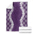 Hawaii Aloha Plumeria Lei Violet Palaka Blanket - Polynesian Pride