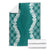 Hawaii Aloha Plumeria Lei Teal Palaka Blanket - Polynesian Pride