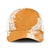 Hawaii Aloha Plumeria Lei Orange Palaka Mesh Trucker Cap - Polynesian Pride
