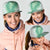 Hawaii Aloha Plumeria Lei Mint Palaka Mesh Trucker Cap - Polynesian Pride