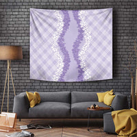 Hawaii Aloha Plumeria Lei Lavender Palaka Tapestry LT7 Lavender - Polynesian Pride