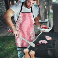 Hawaii Aloha Plumeria Lei Pink Palaka Apron - Polynesian Pride